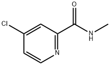 4-Chloro-N-methylpicolinamide Struktur