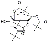 1,2,3,6-Tetra-O-pivaloyl-α-D-galactofuranoside Struktur