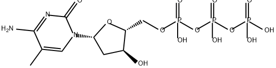 5-methyldeoxycytidine triphosphate Struktur
