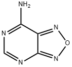 [1,2,5]オキサジアゾロ[3,4-d]ピリミジン-7-アミン 化学構造式