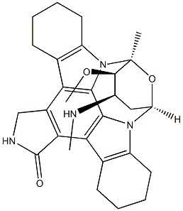 1,1',2,2',3,3',4,4'-Octahydro Staurosporine Structure