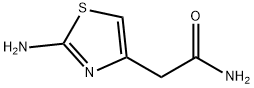 2-(2-アミノ-1,3-チアゾール-4-イル)アセトアミド 化学構造式