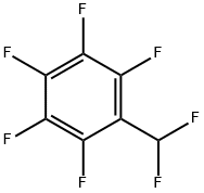1-(difluoroMethyl)-2,3,4,5,6-pentafluorobenzene 结构式