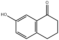 7-ヒドロキシ-1-テトラロン 化学構造式