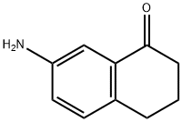 7-アミノ-3,4-ジヒドロ-1(2H)-ナフタレノン 化学構造式