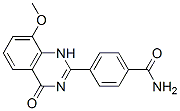 Benzamide,  4-(1,4-dihydro-8-methoxy-4-oxo-2-quinazolinyl)-  (9CI) Struktur