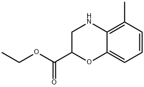 ETHYL 5-METHYL-3,4-DIHYDRO-2H-1,4-BENZOXAZINE-2-CARBOXYLATE Structure