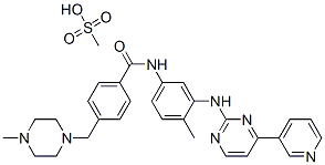 甲磺酸伊马替尼, 220127-57-1, 结构式