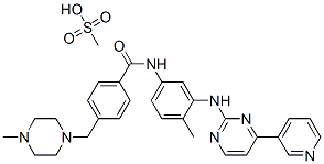 Imatinib mesylate Struktur