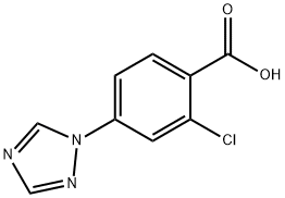 2-chloro-4-(1H-1,2,4-triazol-1-yl)benzenecarboxylic acid