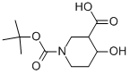 4-HYDROXY-PIPERIDINE-1,3-DICARBOXYLIC ACID 1-TERT-BUTYL ESTER price.