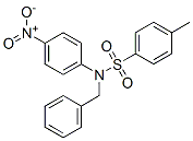 N-ベンジル-4-メチル-N-(4-ニトロフェニル)ベンゼンスルホンアミド 化学構造式