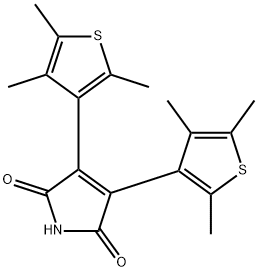 2,3-BIS(2,4,5-TRIMETHYL-3-THIENYL)MALEIMIDE Structure