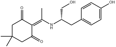 BOC-チロシノール 化学構造式