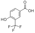4‐ヒドロキシ‐3‐(トリフルオロメチル)安息香酸 化学構造式