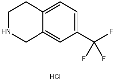 7-TRIFLUOROMETHYL-1,2,3,4-TETRAHYDRO-ISOQUINOLINE HYDROCHLORIDE Structure