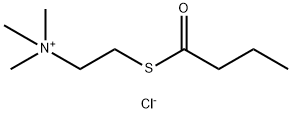 氯化-S-丁酰硫代胆碱,22026-63-7,结构式