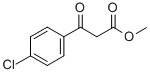 3-(4-氯-苯基)-3-氧代丙酸甲酯 结构式