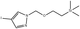 1H-Pyrazole, 4-iodo-1-[[2-(triMethylsilyl)ethoxy]Methyl]- Structure