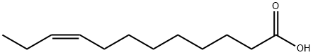 [(Z)-7-デセニル]酢酸 化学構造式