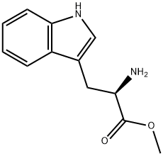 methyl (2R)-2-amino-3-(1H-indol-3-yl)propanoate Struktur