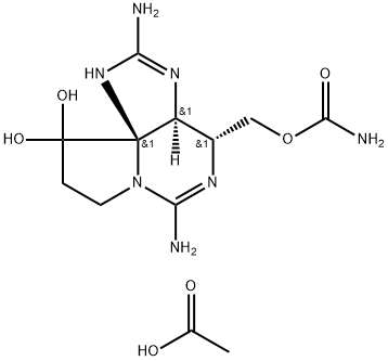 石房蛤毒素二乙酸盐, 220355-66-8, 结构式