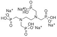 [ethylenebis[nitrilobis(methylene)]]tetrakisphosphonic acid, sodium salt Structure