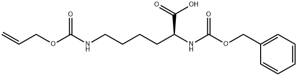 N-苄氧羰基-N'-烯丙氧羰基-L-赖氨酸,220369-84-6,结构式