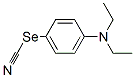 Selenocyanic acid p-(diethylamino)phenyl ester Structure