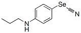 p-(Propylamino)phenyl selenocyanate Structure