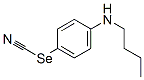 p-(Butylamino)phenyl selenocyanate Struktur
