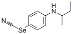 p-(sec-Butylamino)phenyl selenocyanate Structure