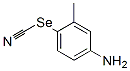 Selenocyanic acid 4-amino-2-methylphenyl ester Structure