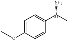 (R)-(+)-1-(4-メトキシフェニル)エチルアミン 化学構造式