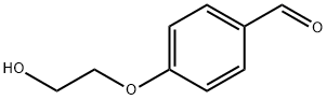 4-(2-ヒドロキシエトキシ)ベンズアルデヒド 化学構造式