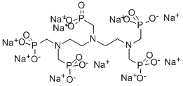 Diethylenetriaminepenta(methylenephosphonicacid) sodium salt Struktur