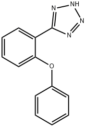 5-(2-Phenoxyphenyl)-2H-tetrazole Struktur