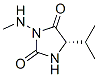 2,4-Imidazolidinedione,3-(methylamino)-5-(1-methylethyl)-,(5S)-(9CI) Struktur
