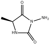 2,4-Imidazolidinedione,3-amino-5-methyl-,(5S)-(9CI) Struktur