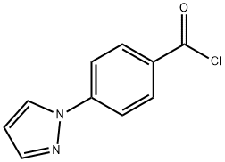 4-(1H-PYRAZOL-1-YL)BENZOYL CHLORIDE Structure