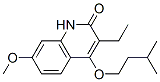 3-Ethyl-4-(isopentyloxy)-7-methoxy-2(1H)-quinolinone 结构式
