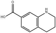 1,2,3,4-四氢-喹啉-7-甲酸 结构式