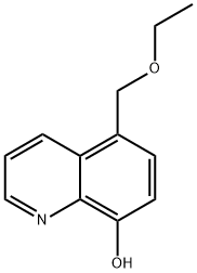 5-乙氧基甲基-8-羟基喹啉 结构式