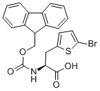 FMOC-L-2-(5-BROMOTHIENYL)ALANINE Struktur