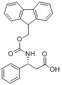 Fmoc-(R)-3-氨基-3-苯基丙酸,220498-02-2,结构式
