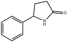 5-苯基-2-吡咯烷酮, 22050-10-8, 结构式