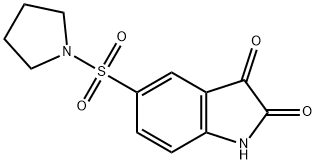 5-(PYRROLIDINE-1-SULFONYL)-1H-INDOLE-2,3-DIONE Structure