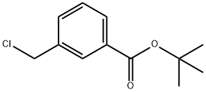 间氯甲基苯甲酸叔丁酯 结构式