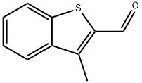 3-甲基苯并[B]噻吩-2-羰醛,22053-74-3,结构式