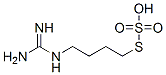 Thiosulfuric acid S-(4-guanidinobutyl) ester 结构式